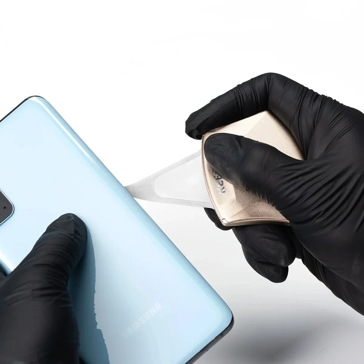 Refox RS70 CPU NAND 접착제 제거 블레이드 후면 유리 분해 도구 마더보드 BGA 칩 스크레이퍼 프라이 나이프