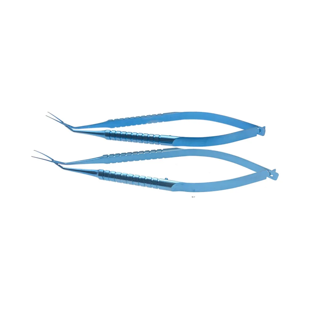 

Capsulorhexis Forceps tweezers Utrata Forceps angle/curved 1.8mm Micro Incision Titanium Ophthalmic Surgical Instruments
