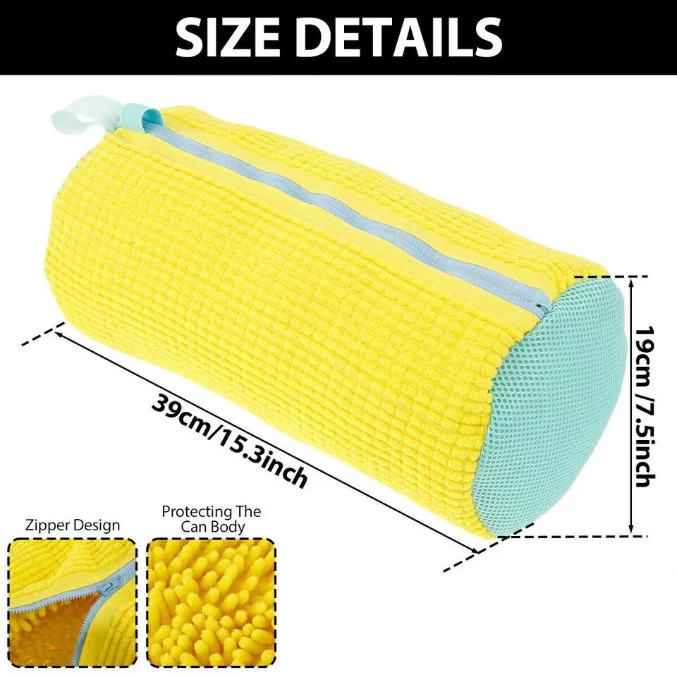 Wash Bag Padded Net Laundry Shoes Protector Fluffy fibers Easily remove dirt Washing Bags Anti-deformation Friendly Laundry Bag laundry bag shoe washing bag clothes washing bag