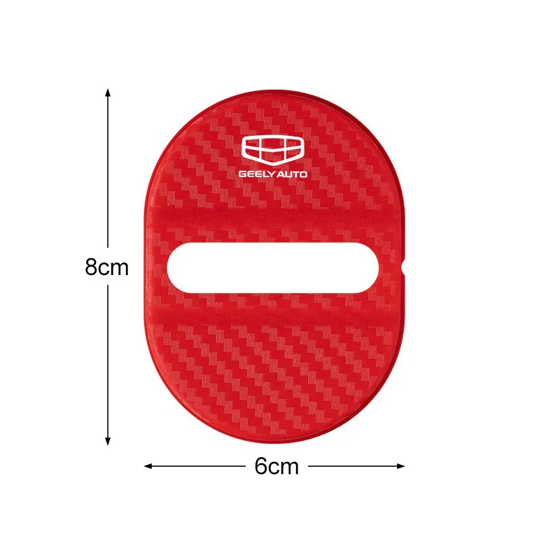 4Pcs Red