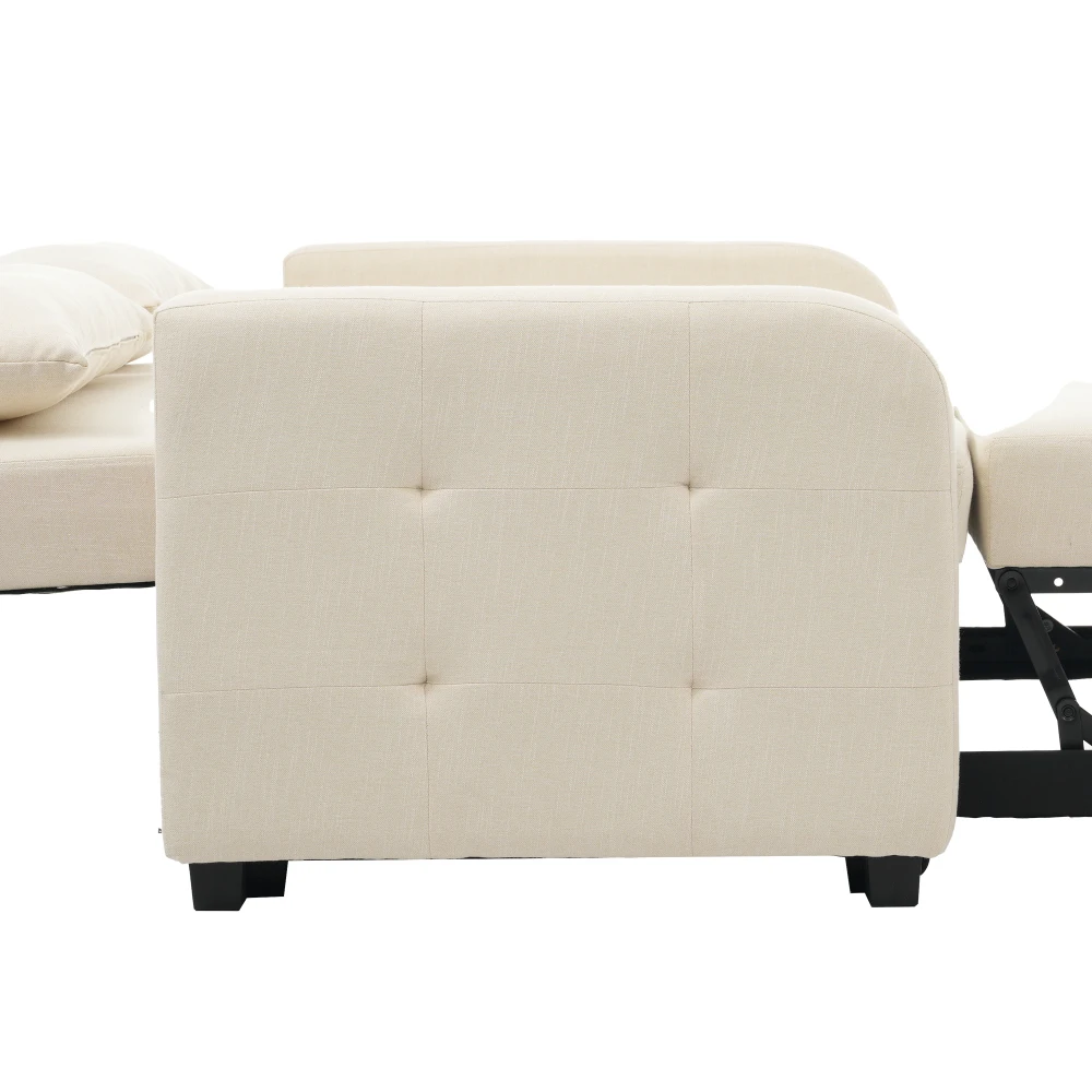 Multifunktionales Klappschlafsofa, Sofa mit verstellbarer Rückenlehne, ideal für kleine Wohnungen und Studentenwohnheime, 180 x 127 cm großes Komfort-Schlafsofa – Detail 16