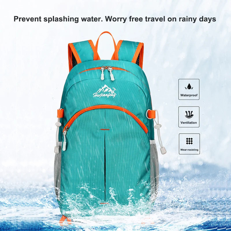 Portable Foldable Backpack Women and Men Outdoor Hiking Climbing Backpacks Lightweight Travel Bag Waterproof Cycling Backpack 4