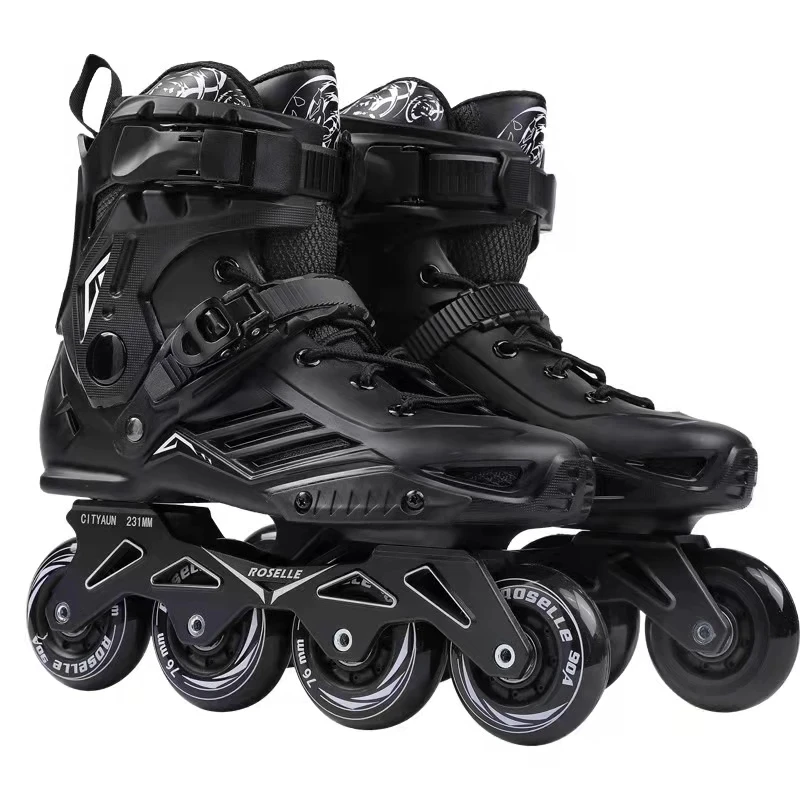 

Professional Inline Skates Roller Skate Shoes Men Women Slalom Roller Skating Shoes Sliding Advanced Adult Free Skate Sneakers