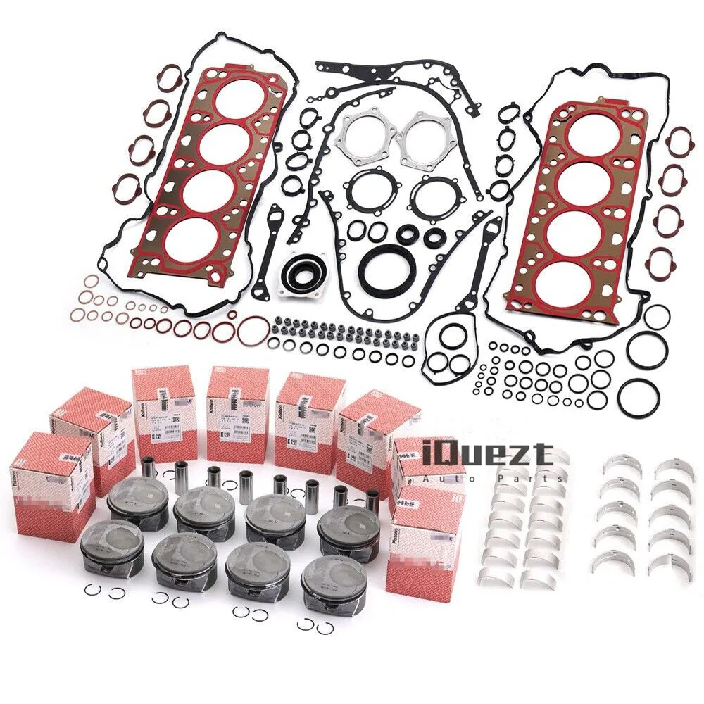 Kit Guarnizioni Pistoni Revisione Motore Per Porsche Cayenne Panamera S 4S Gts 4.8L V8