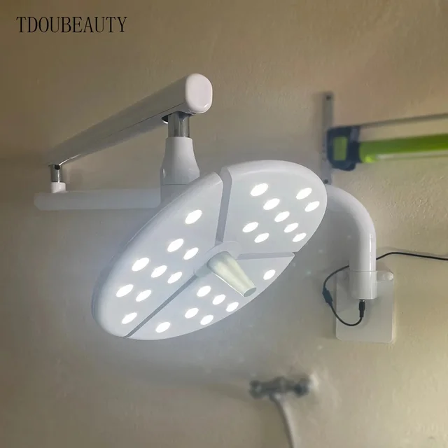 27 Holes Shadowless Sensor Lamp 36W Versatile Wall Mounted LED Surgical Lighting For Veterinary Procedures, Dental, Cosmetic,