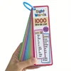 1000 Sight Words List English Educational Flash Cards Vocabulary Building High Frequency Words Teacher Teaching Aids Montessori 3