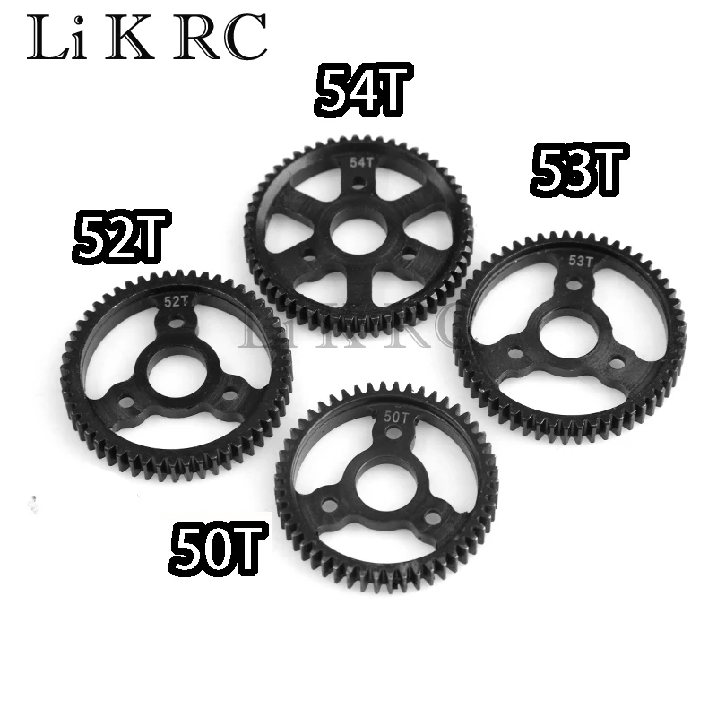 

50T 52T 53T 54T Hardened Steel Spur Gear 0.8M 32P 3956 6842 for Traxxas Slash 4x4 VXL Stampede Rustler 1/10 RC Car Upgrade Parts