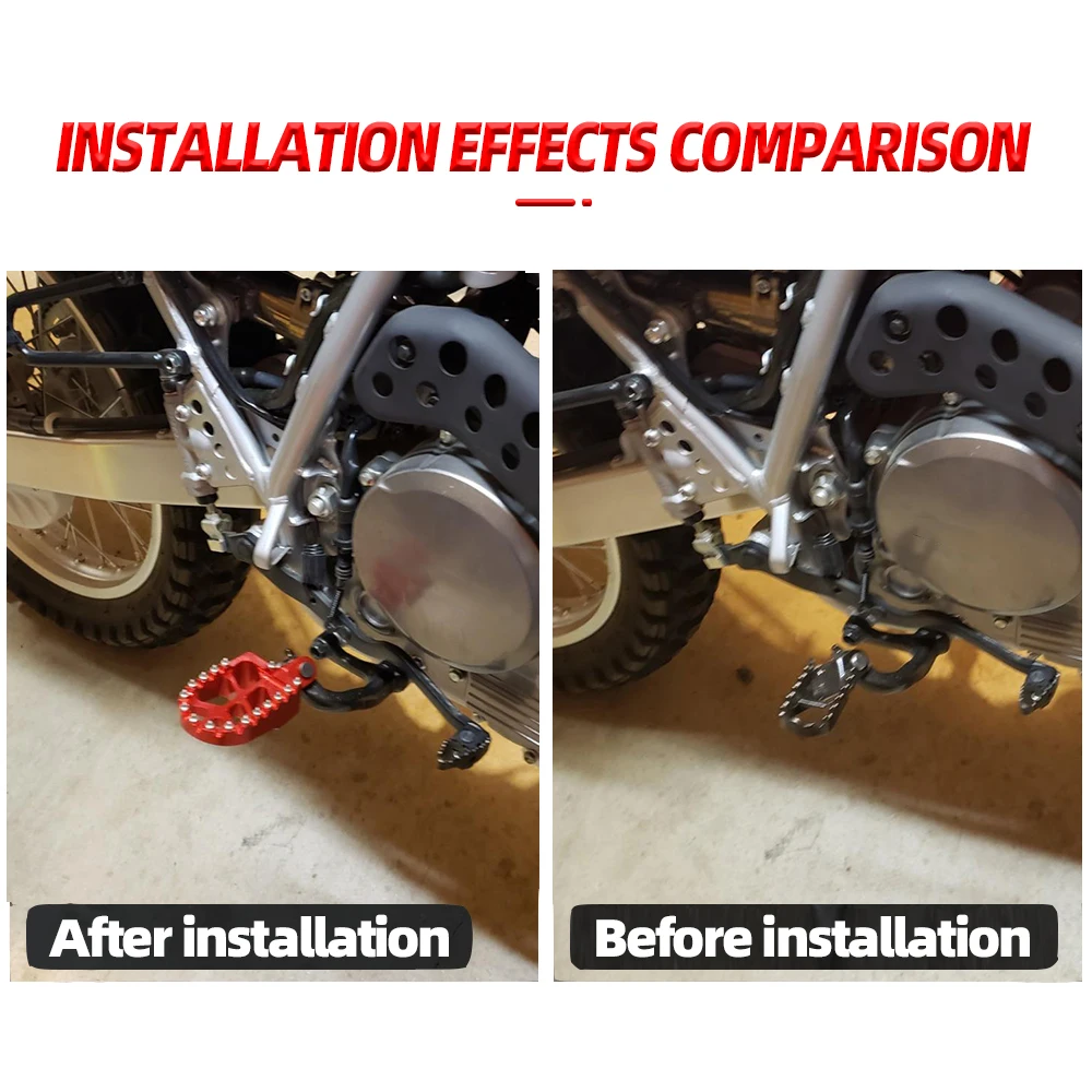 For HONDA XR650L XR650R XR600R XR600 XR650 XR 650L 650 L R 650R 600R  Motorcycle Accessories Footrest Footpegs Foot Pegs Pedal - AliExpress, image size:1000x1000