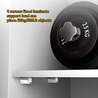 สกรูเกลียวปล่อย 50 ชิ้น สำหรับตู้ - หมุดยึดชั้นวางแบบไม่มีรอยลื่น, หมุดยึดแบบลามิเนตสำหรับอุปกรณ์ครัว, ชั้นวางหนังสือ 5