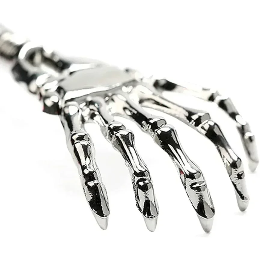 Telescopic Scratching Stainless Steel Back Scratcher Massager Extendable Itch Old Man Happy Health Products Hackle Handicrafts