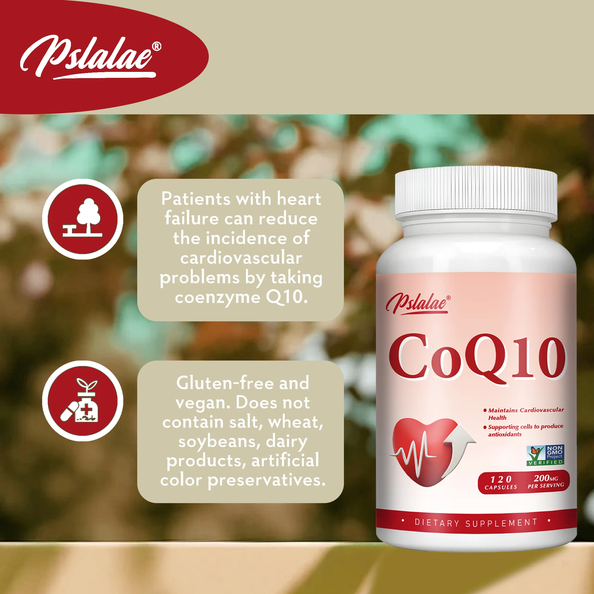 CoQ10-Antioxidant, Heart Health, Blood Pressure Levels and Immune Support, Energy Production