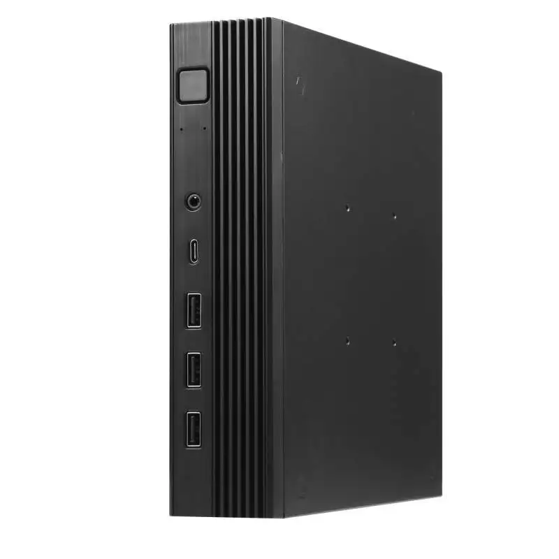 Desktop thin Mini ITX Case ITX Game Computer Chassis HTPC Chassis Desktop Back Mount Mini TYPE C