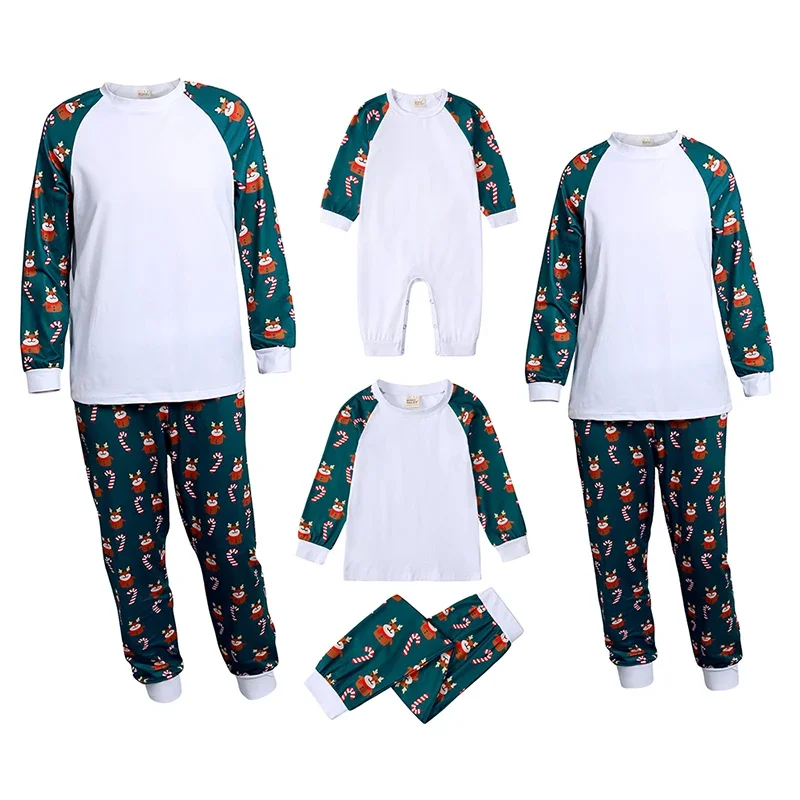 2025 New DIY Add Own Personalized Father Mother Children&Baby Sleepwear Christmas Pajamas Clothes Family Matching Outfits Custom 5