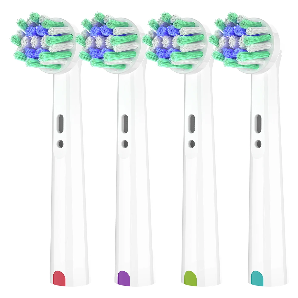 Replacement Toothbrush Heads Compatible with Oral B Electric Toothbrush, Cross Action Brush Head Refill for Pro, D, Smart Series