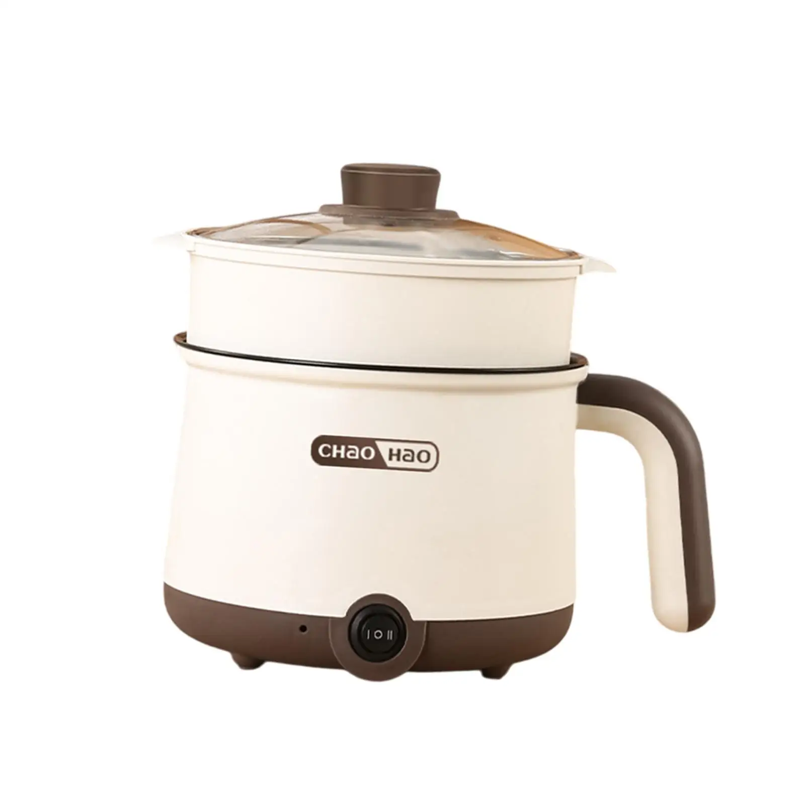 Electric Hot Pot Cooking Pot Home Use Noodles Pot for Ramen Soup Shabu Shabu 3