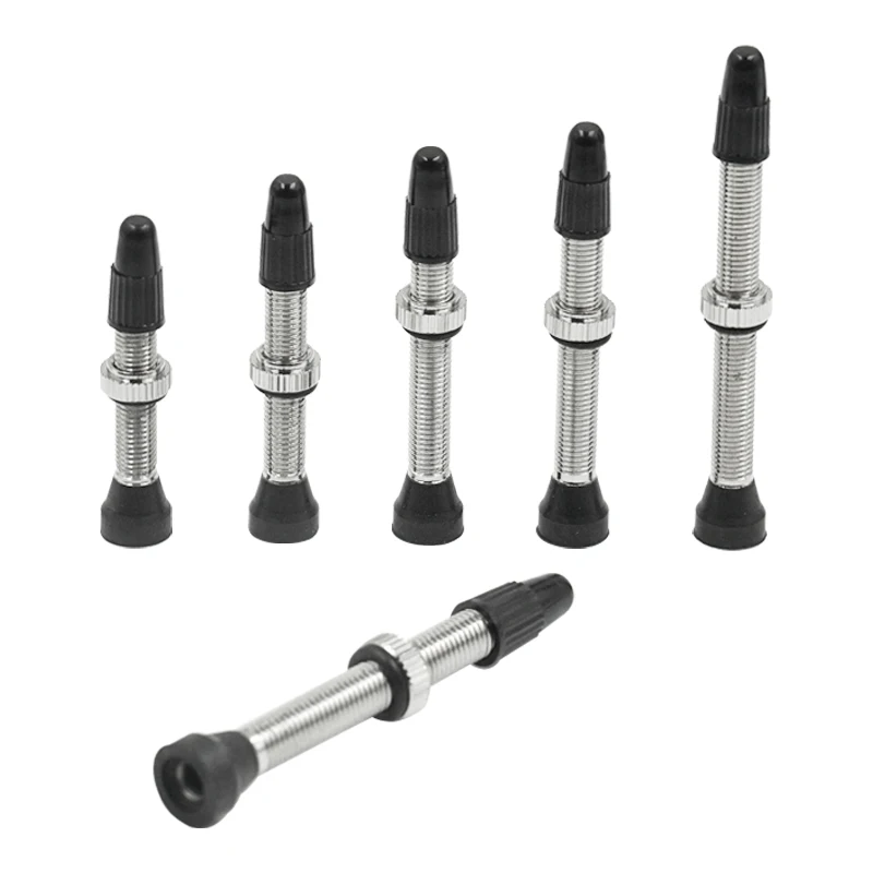 34MM 40MM 44MM 48mm 60mm Presta Valve Road MTB Bicycle Tubeless Tires Brass Core Alloy Stem Tubeless Sealant Compatible 1PC bicycle tubeless valve bicycle valve bicycle air valve