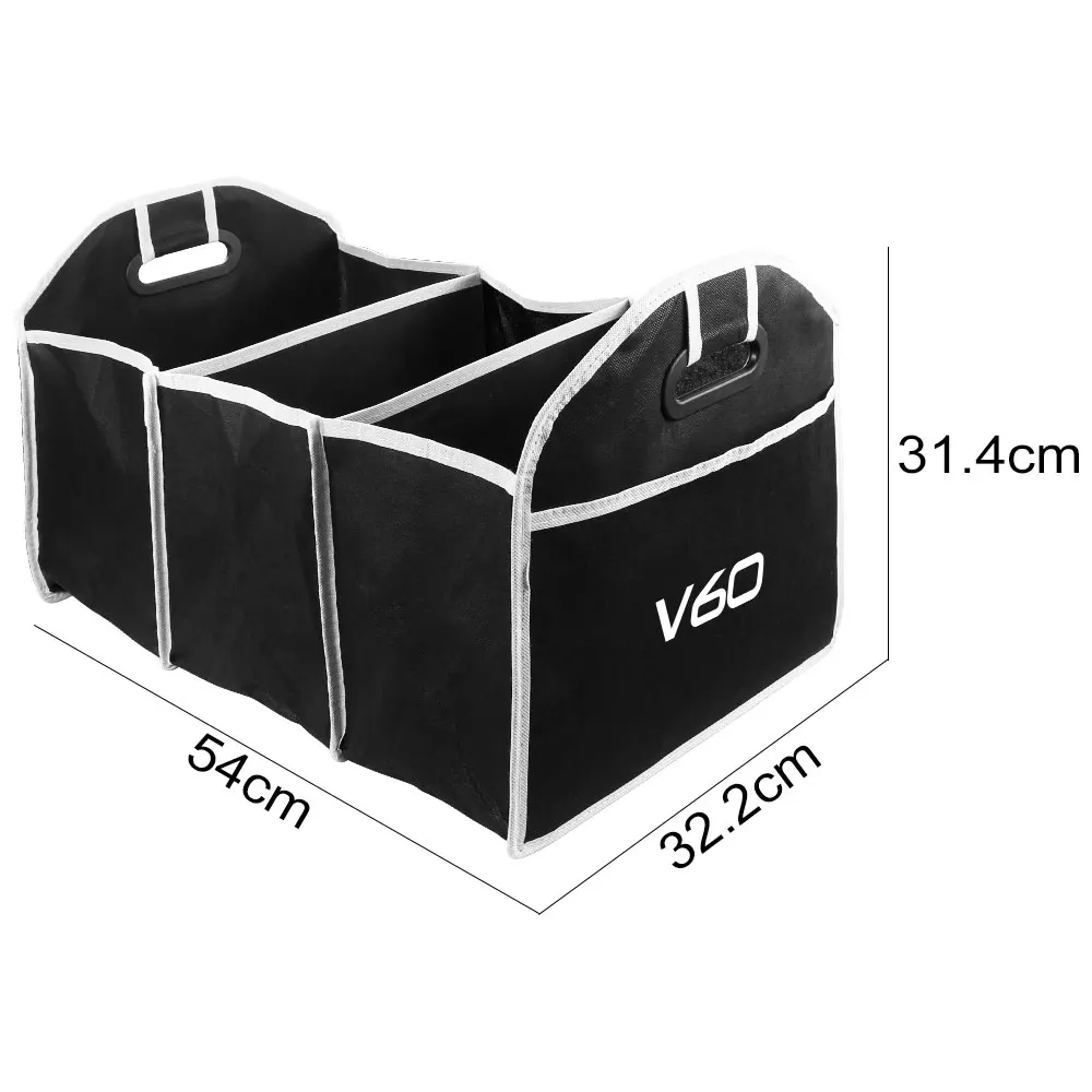 접이식 자동차 트렁크 보관함, 볼보 XC90 XC60 C30 T6 S60 C70 XC40 V40 XC70 V70 V60 V50 S80 S40 AWD V90 용 자동차 액세서리