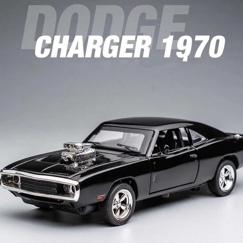 1:32 Simulation Dodge Challenger Fast & Furious 7 Alloy Car Model