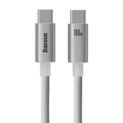 Baseus 100W USB-C to Type-C Fast Charging Cable - 1m (White)