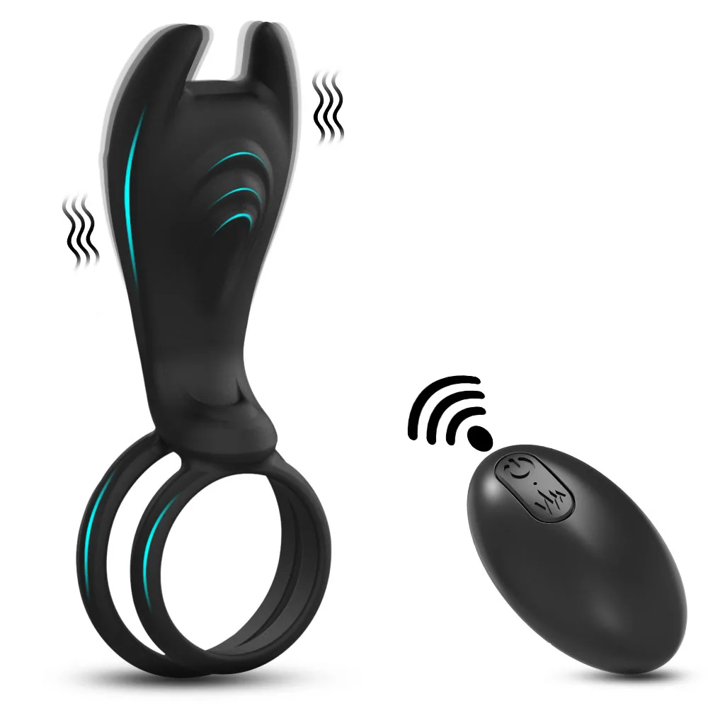 Vibrating Delay Ring With Remote Control For Couples And Men_voghion.com
