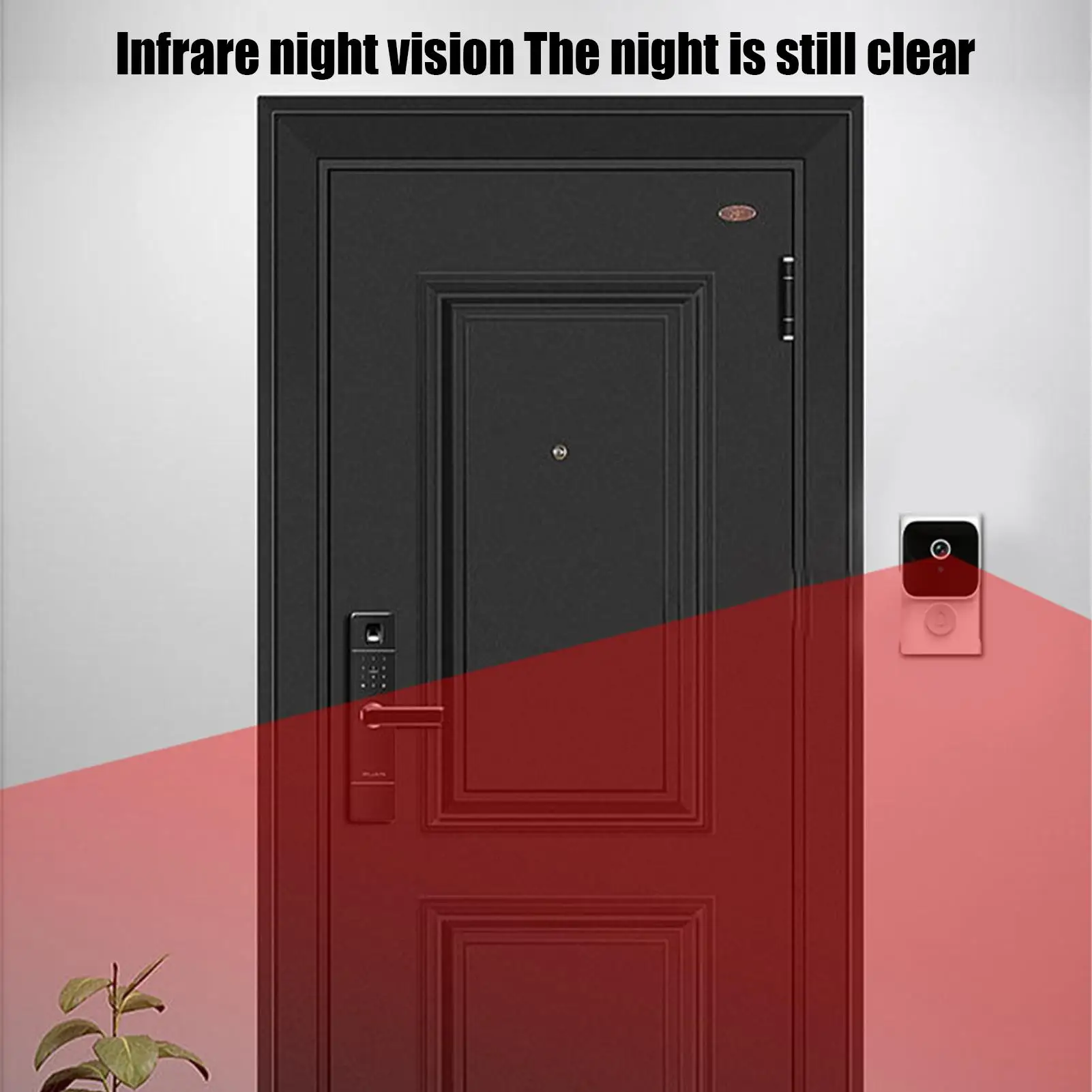 Video Doorbell Camera Smart Video Doorbell Security Camera Two-Way Communication For Night Monitoring Daily Entrance Outdoor