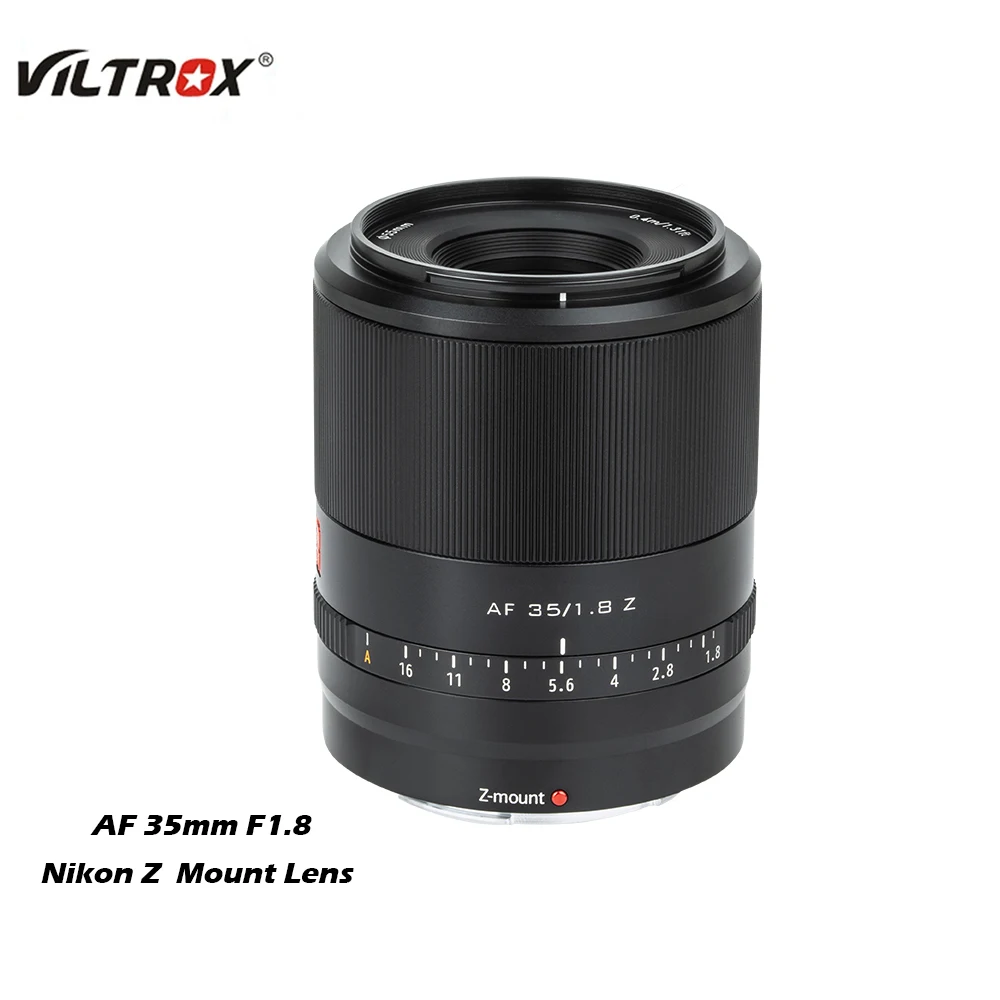 Viltrox 24Mm 35Mm 50Mm 85Mm F1.8 Obiettivo Per Fotocamere Full Frame Obiettivo Grandangolare Prime Con Messa A Fuoco Automatica Per Nikon Z Mount Niko