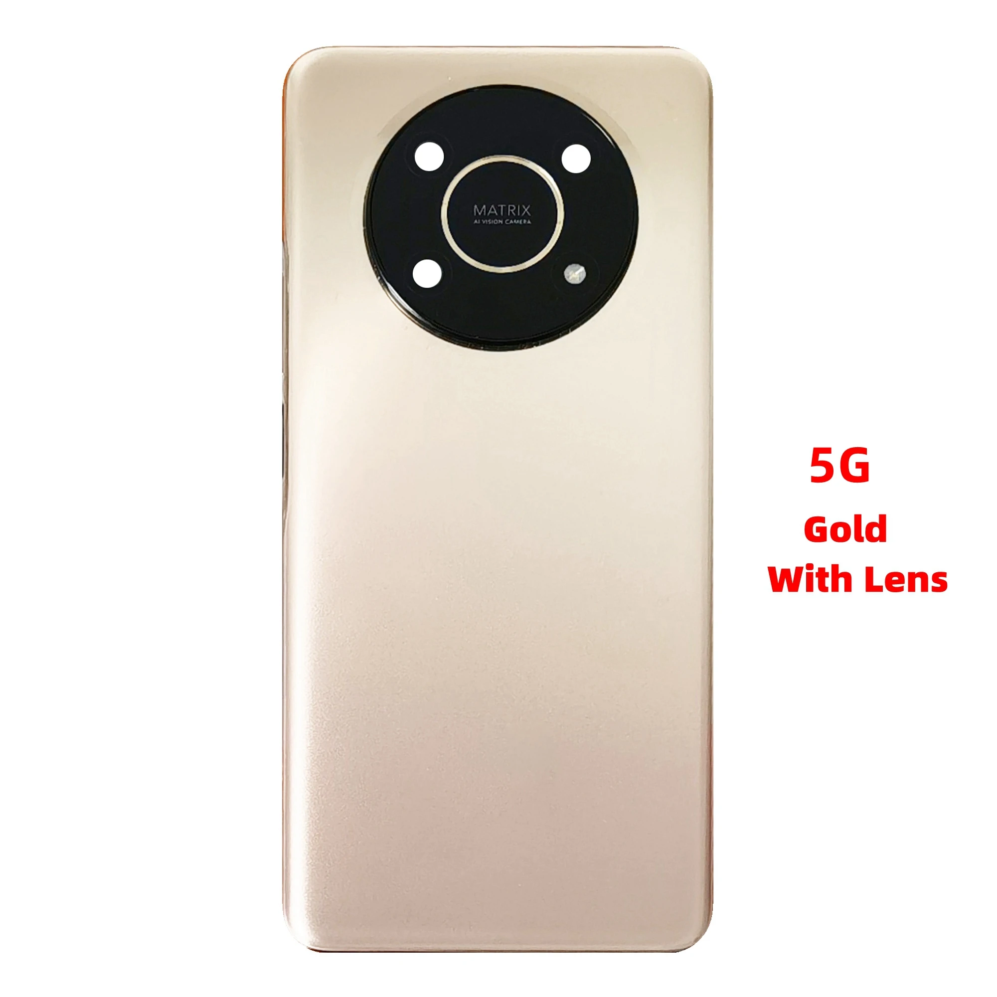 Honor Magic4 Lite 4G 5G 뒷면 커버 섀시 케이스 후면 배터리 하우징 도어 + 카메라 렌즈 Magic 4 Lite 수리 부품
