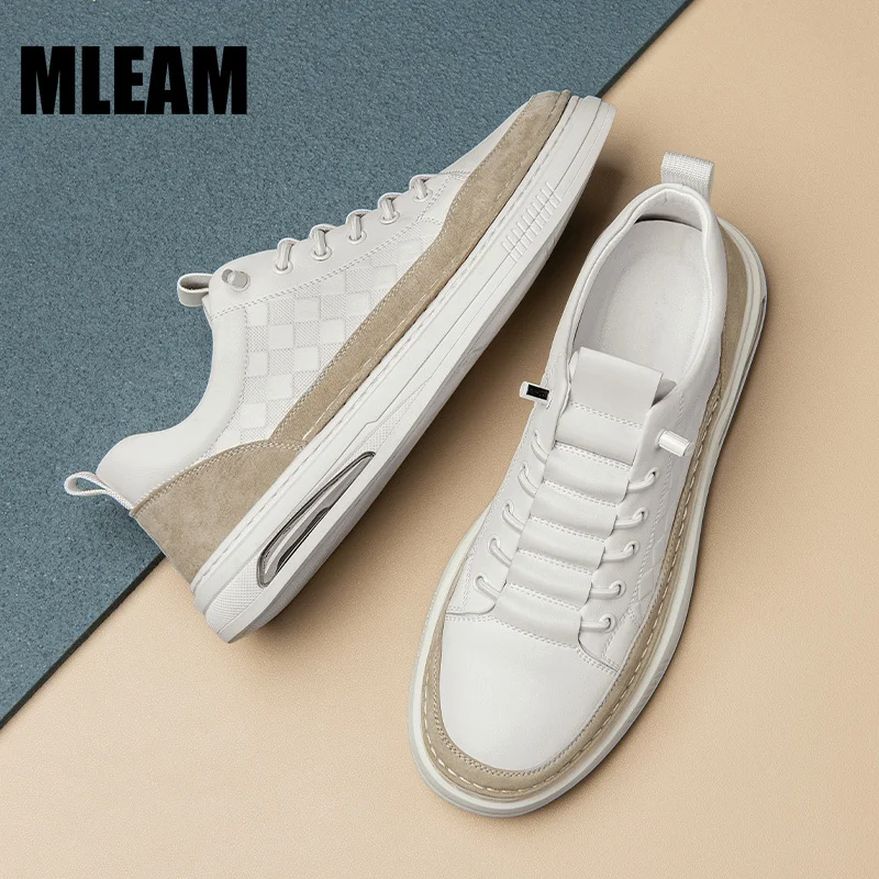 Sneakers New Korean Style Cute Decorative White Shoes Mid-Top Boy Shoes Sneakers