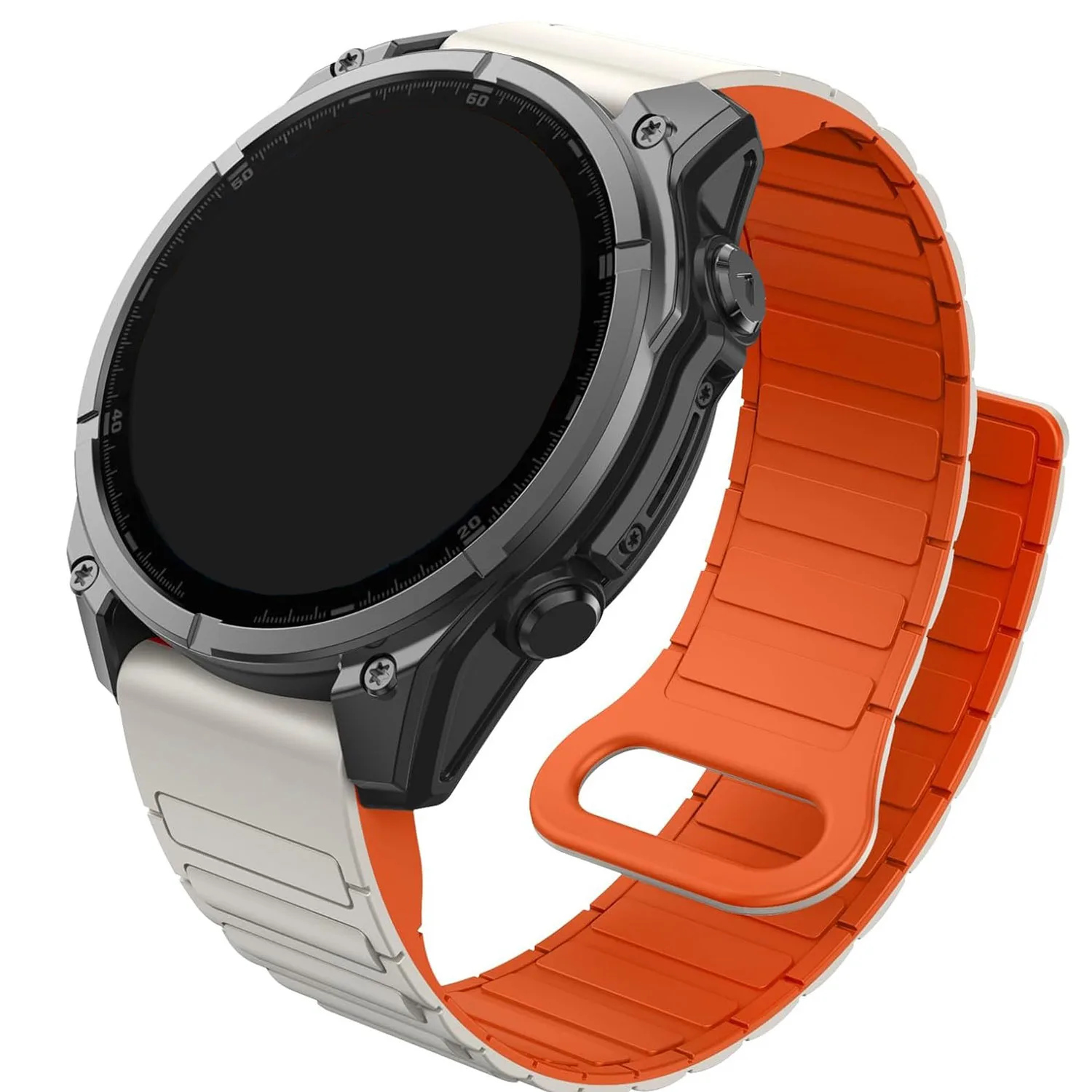 Magnetic Silicone QuickFit Strap - Available in 20mm, 22mm, 26mm Sizes