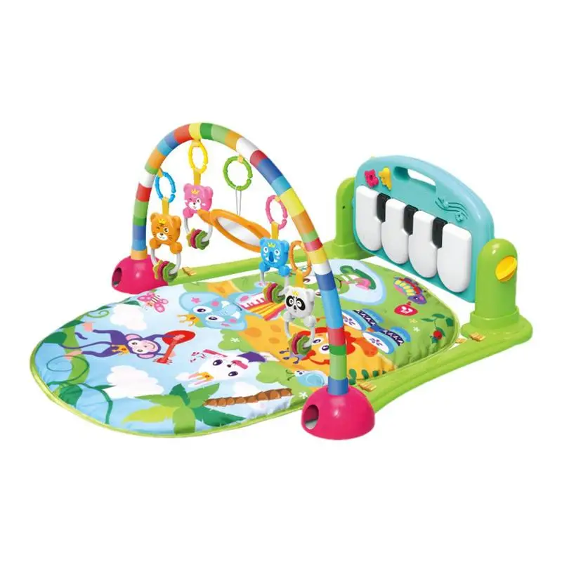 

Kick And Play Piano Gym Musical Activity Play Center With Music And Lights Learning Toy Smart Stages Hand-Eye Coordination Early