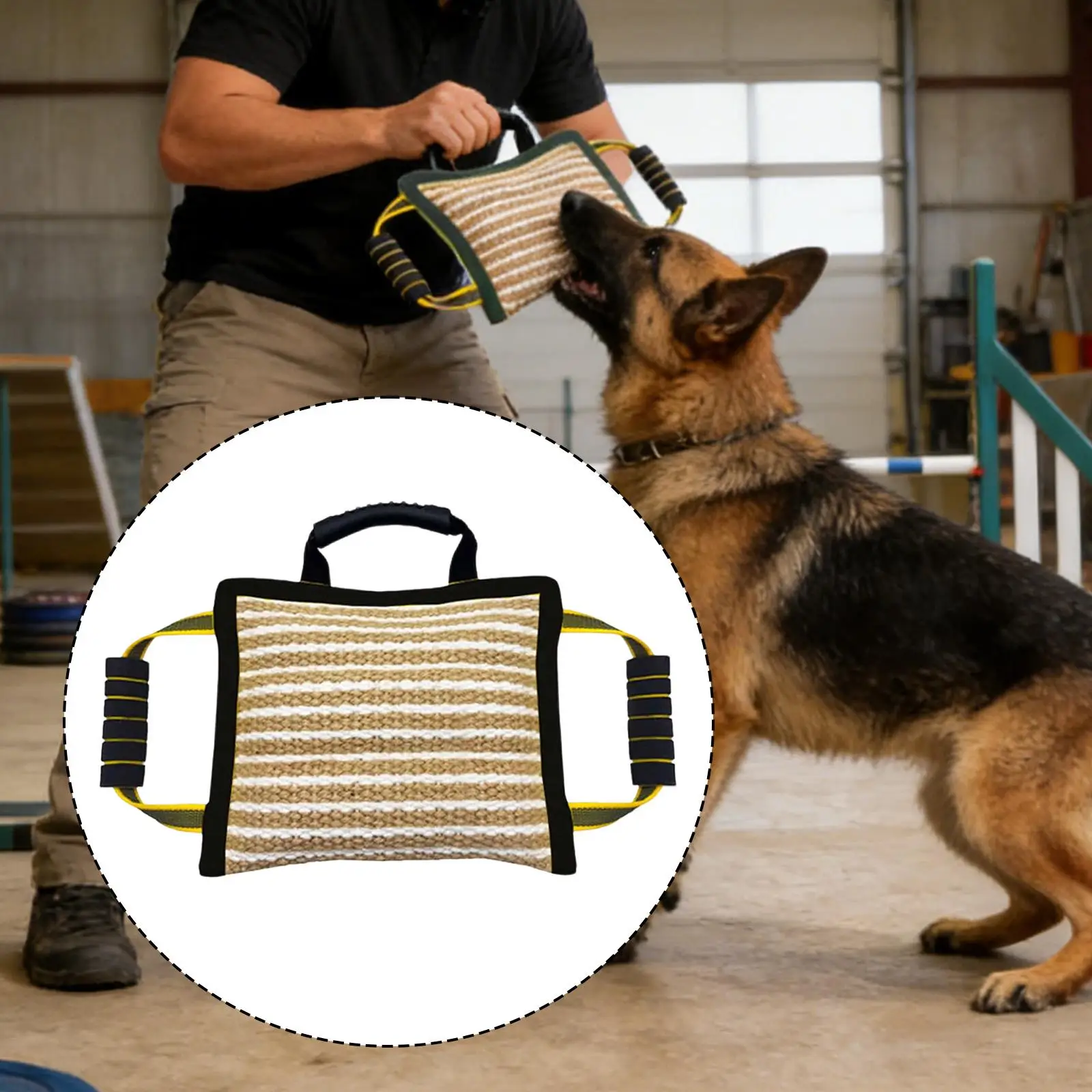 Dog Bite Pillow Jute Behavior Aids Puppy Training Obedience Heavy Duty Protection Equipment Dog Bite Wedge Dog Bite Tug Toy Dog Bite Pillow Jute Behavior Aids Puppy Training Obedience Heavy Duty Protection Equipment Dog Bite Wedge Dog Bite Tug Toy