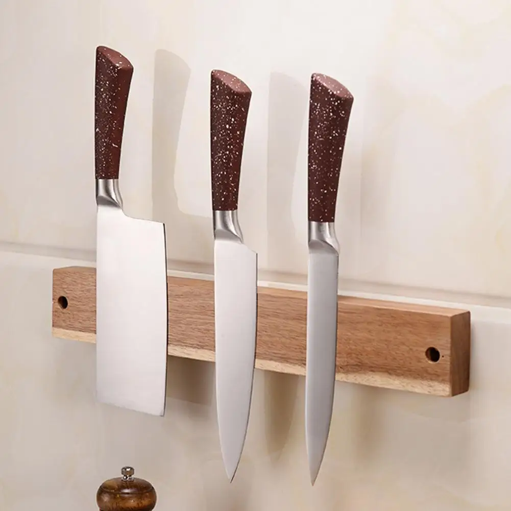 

Wood Cutter Holder Kitchen Magnetic Cutter Holder Space-saving Wall-mounted Storage Rack for Utensils Powerful Magnet for Key
