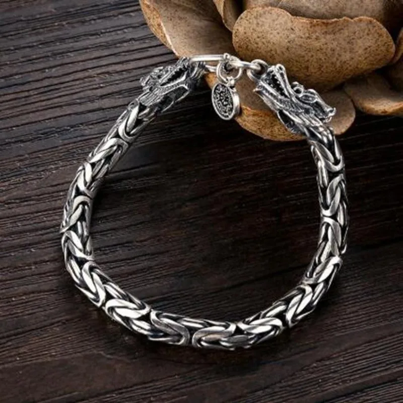 Braccialetto Con Fibbia Per Rubinetto Prepotente Punk Vintage Per Uomo Fashion Party Cool Moto Rock Rider Jewelry Gift
