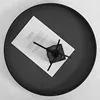 Modern Leather Storage Tray Geometric Circular Decoration Table Jewelry Organizer Bedroom Cosmetics Container Home Decoration 4