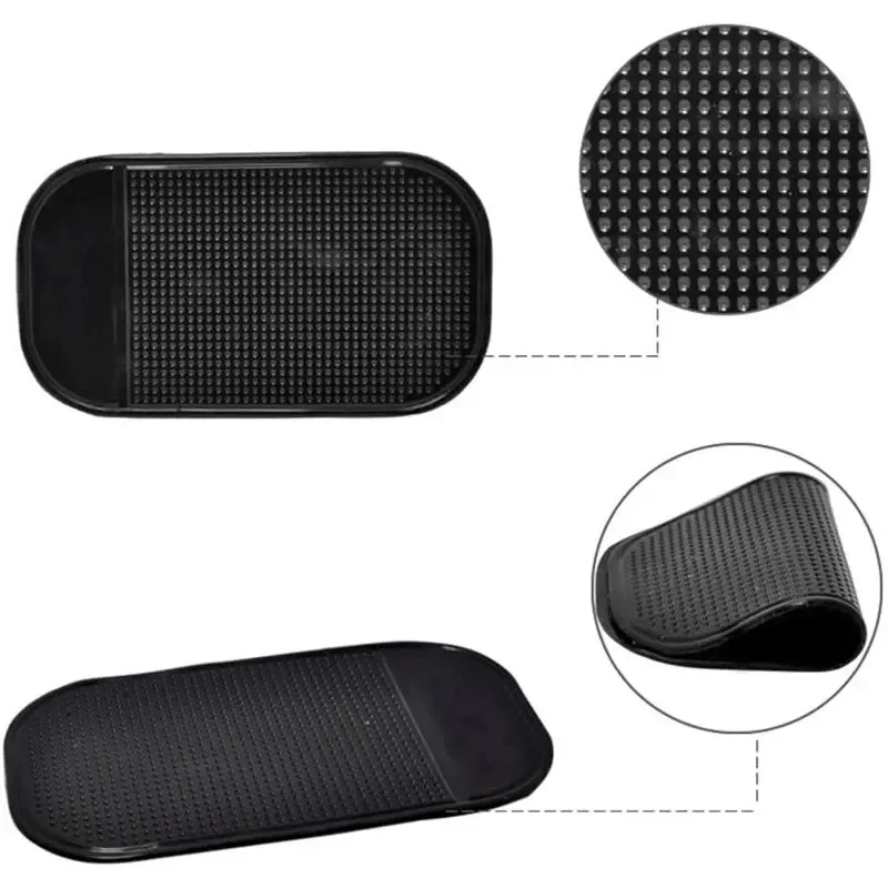 1 Piece Multi-functional Dashboard Storage Sticky MatMobile Phone Glasses Anti-slip MatMagic Silicone Mat