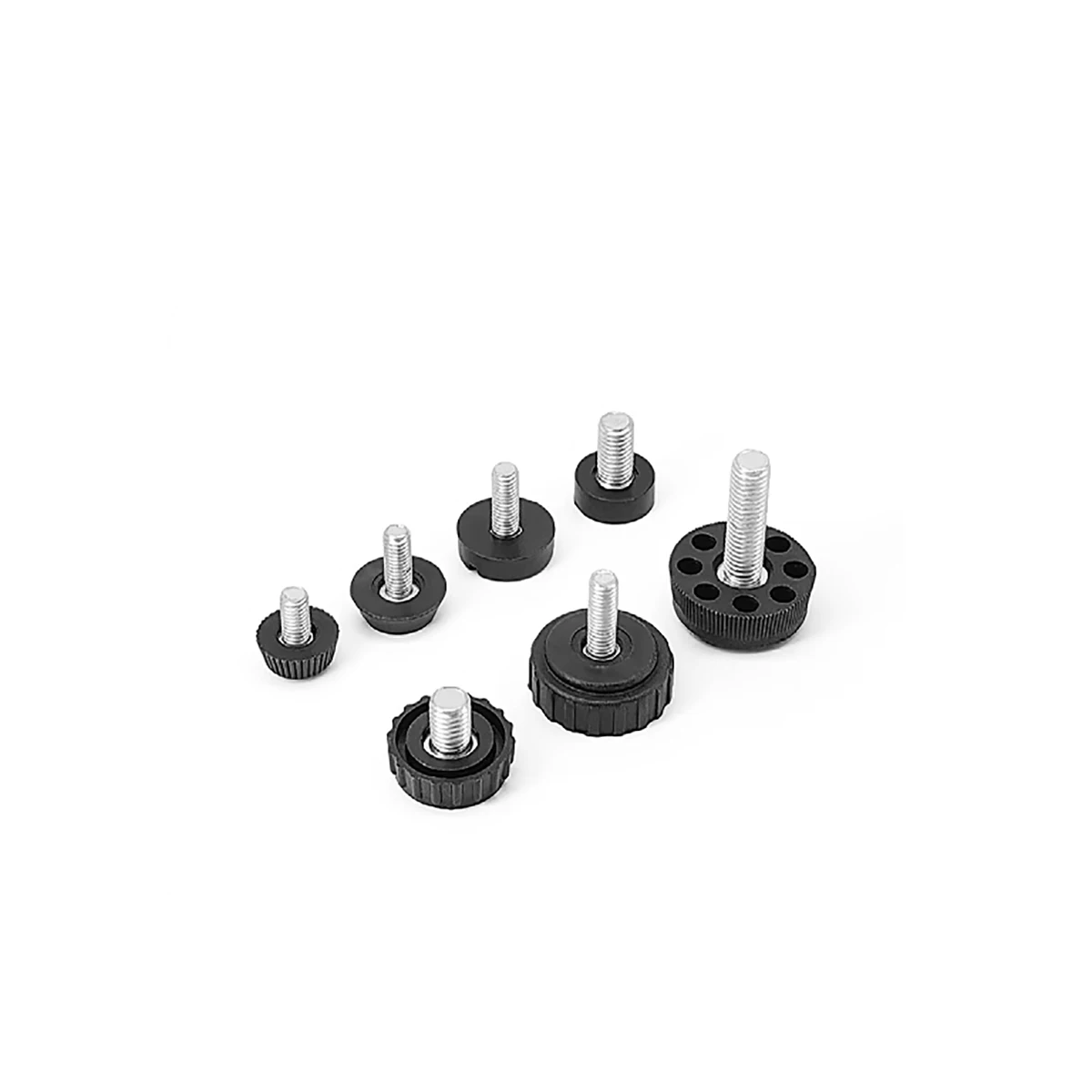 Rubber Screw With Anti Slip Adjustable Foot Pad Furniture Table And Chair Shock Absorber M8