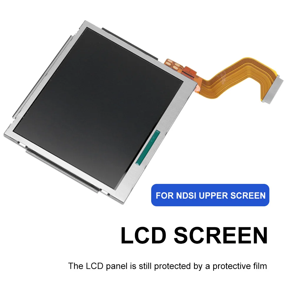 Top LCD Screen Lightweight Game Console LCD Screen Easy Installation Top Upper LCD Screen Replacement Parts for NDSI