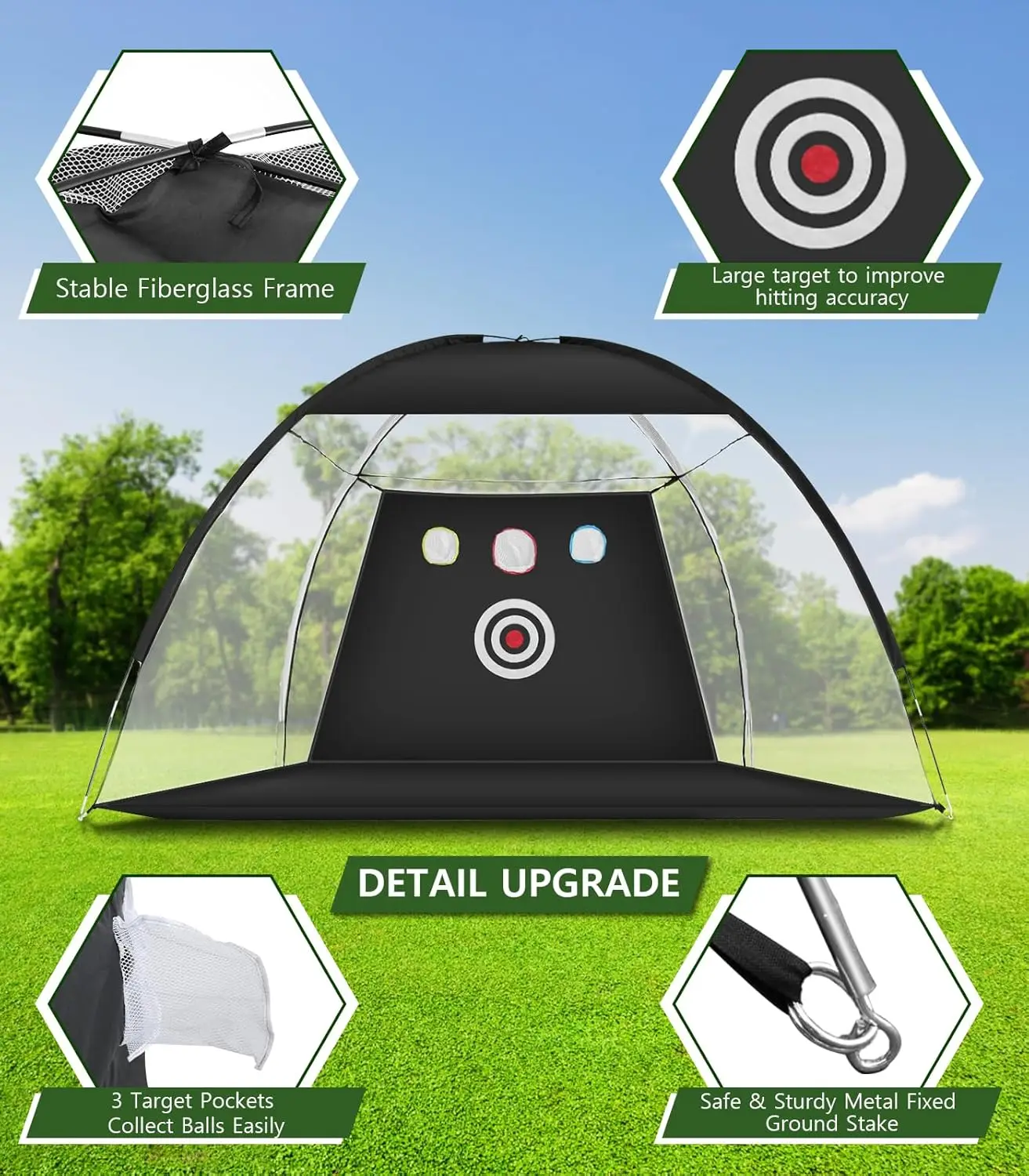 10x7ft Golf Practice Net 5