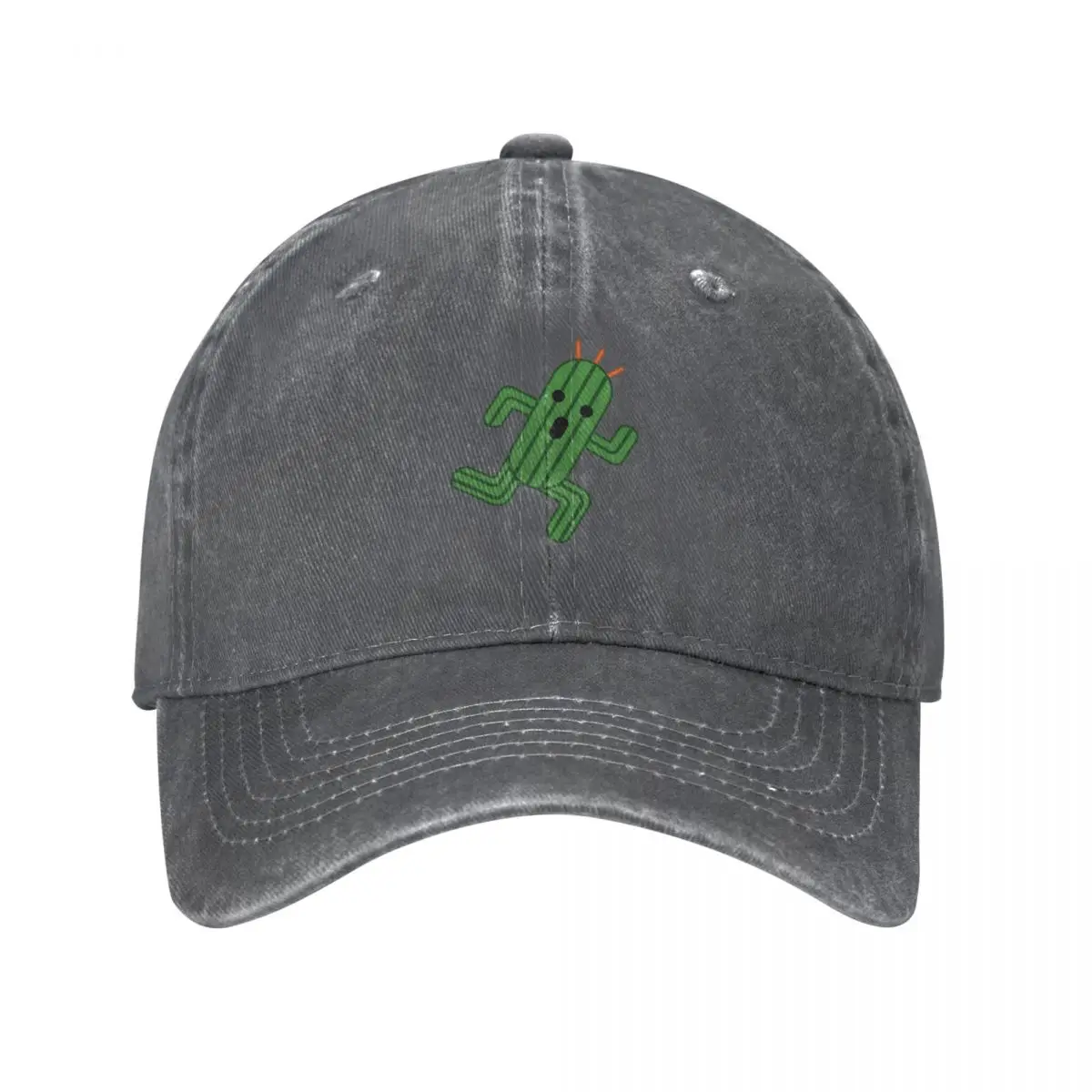

Cactuar Baseball Caps Snapback Washed Denim Hats Outdoor Adjustable Casquette Hip Hop Baseball Cowboy Hat for Unisex