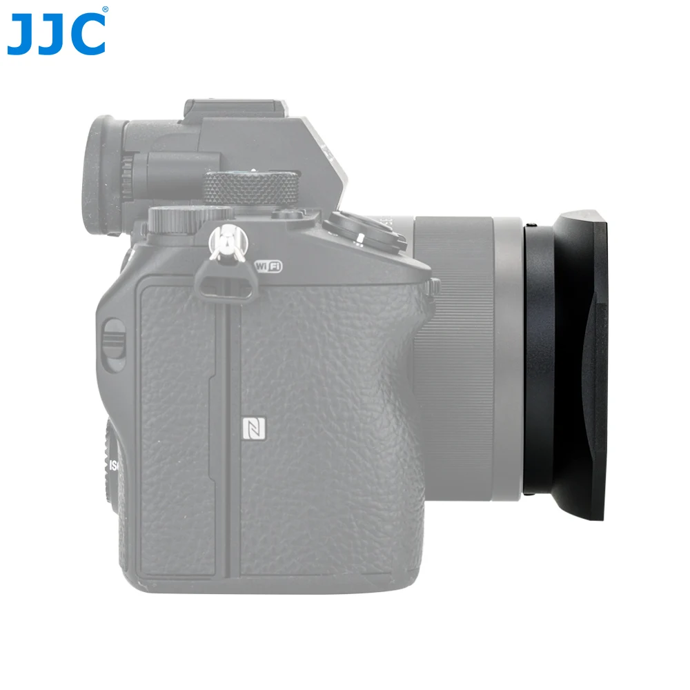 JJC quadratische Gegenlichtblende aus Metall für Sony DSC-RX1 DSC-RX1R DSC-RX1RII SEL50F18 Objektiv als SONY LHP-1 + Kappe – Detail 10