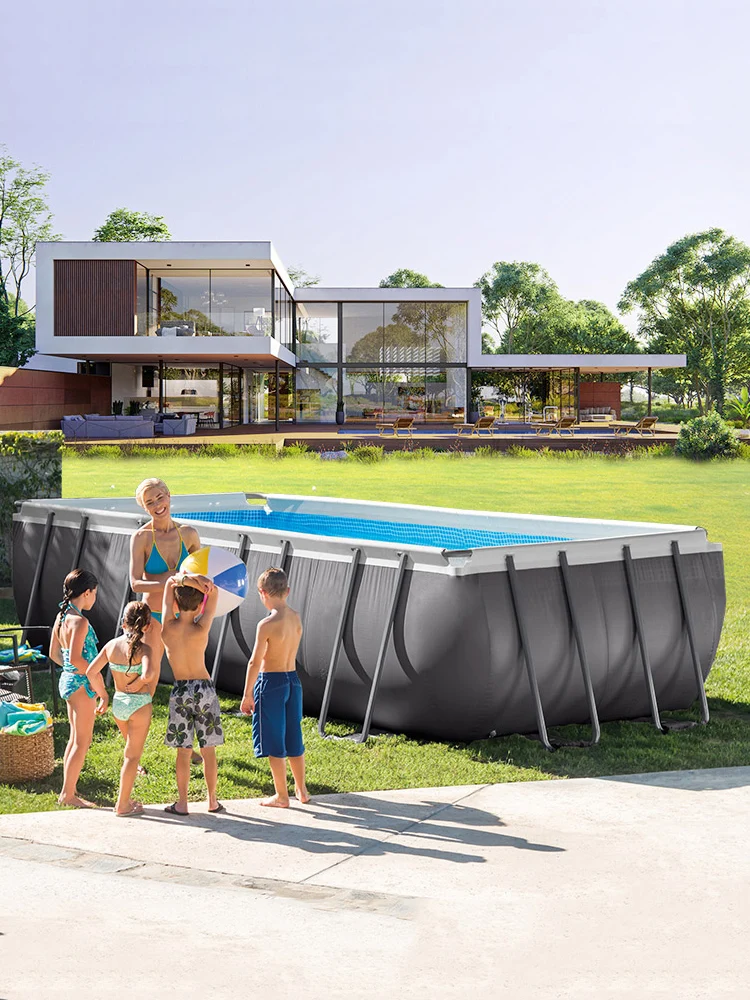 INTEX Super Large Frame Swimming Pool, Family Pool Pipe Frame, Pool Villa Support, Drama Pool, Larger and Thickened