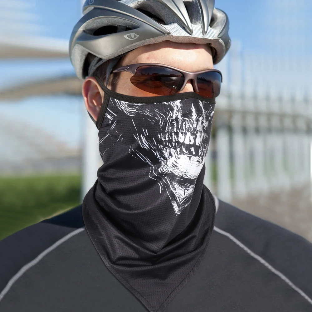 Breathable sports bandana neck gaiter