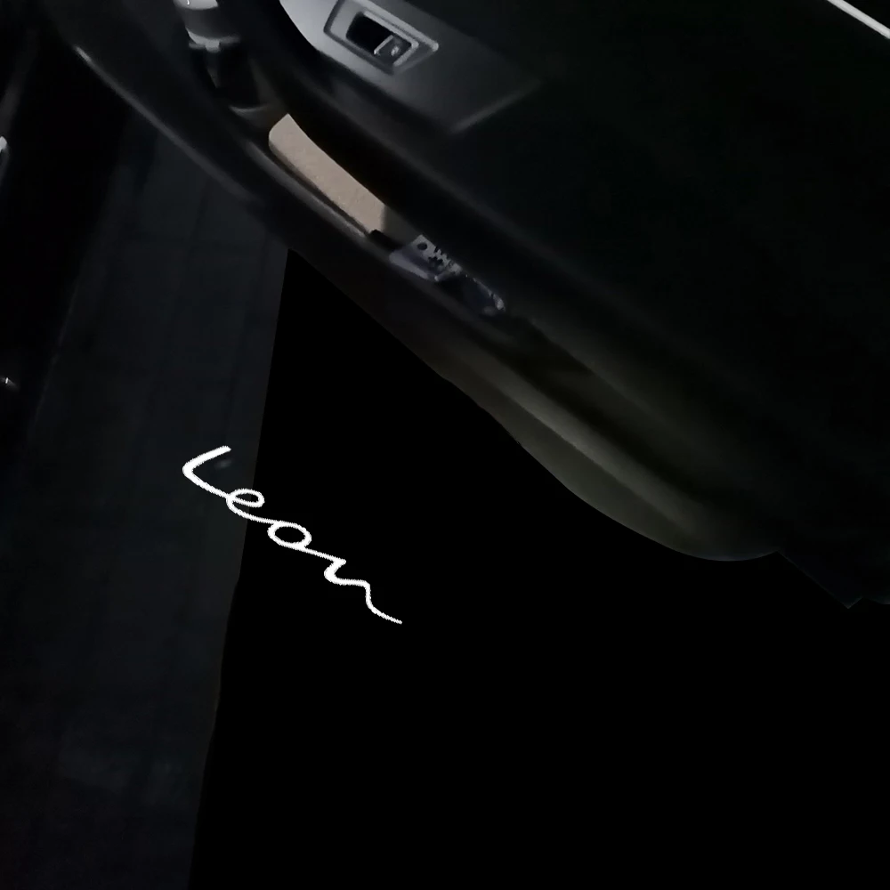 2Pcs LED For Seat Leon León 1M 1P 5F 6L 6J 6F Cupra FR Car Door