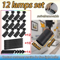 GU10 Track Light Set Dimmable Smart Home Spotlights gu10 Bulb Rail Lighting Kitchen Spot Light ceiling 110V Decor Light Fixture 2