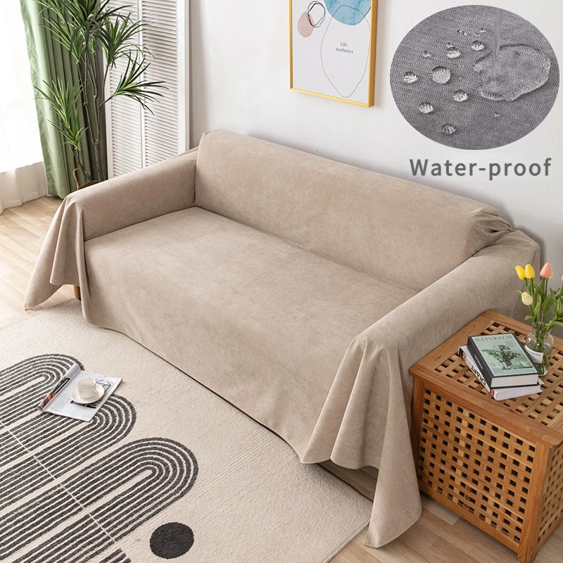 Upgraded Waterproof Futon Couch Cover Antiscratch Sofa Cover For Kids