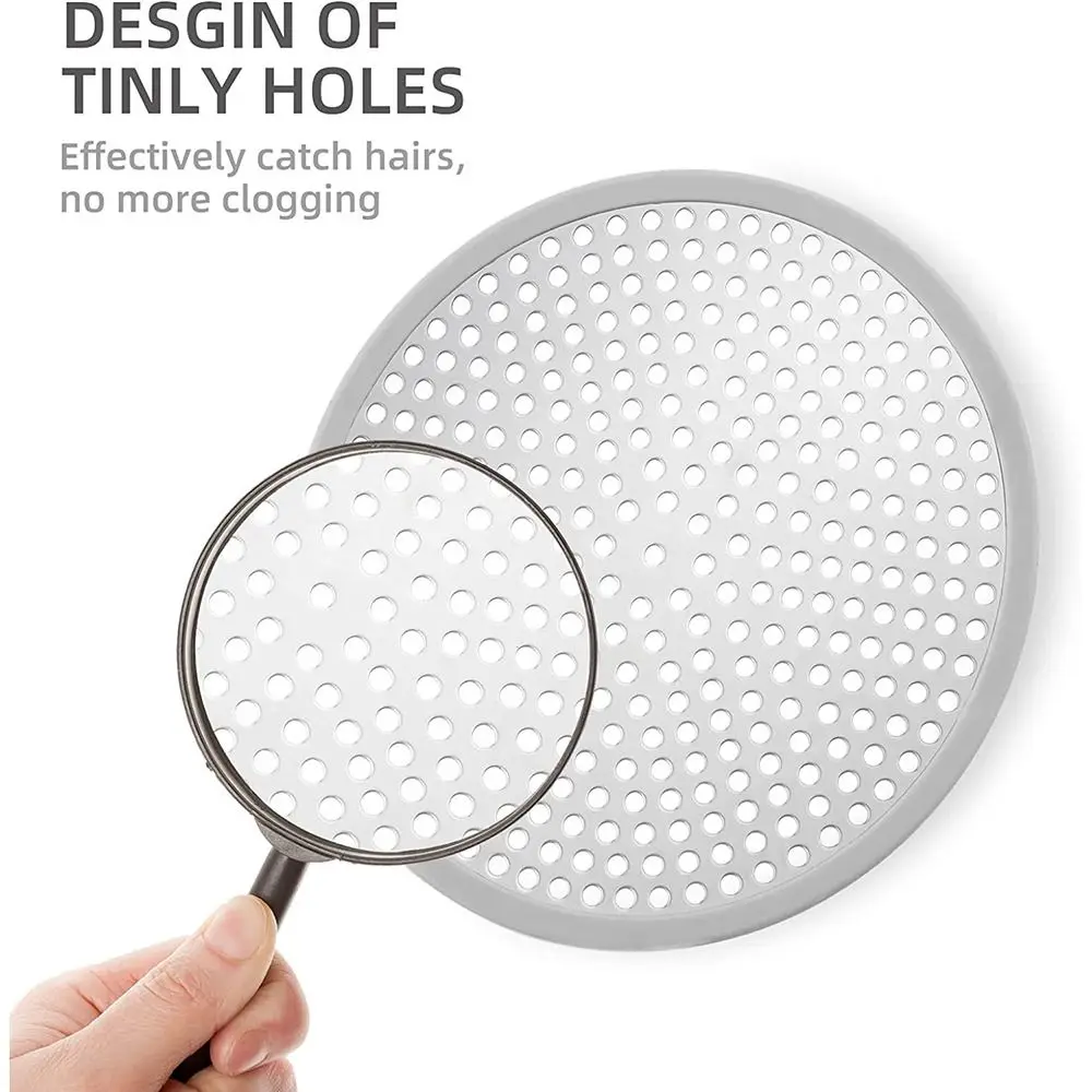 Shower Drain Cover Hair Catcher Drain Filter Bathroom Protector Stainless Steel Sink Strainer Filter Bathtub drain filter shower drain cover shower drain drain strainer