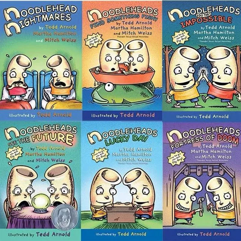 6-storybooks-english-edition-hilarious-comics-fool-noodle-kid-children's-comics-parenting-books-extracurricular-reading