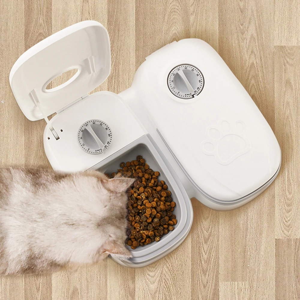 Automatic Pet Feeder Dog Food Dispenser Convenient Cat Food Bowl  Food Storage Container Household Pet Accessories