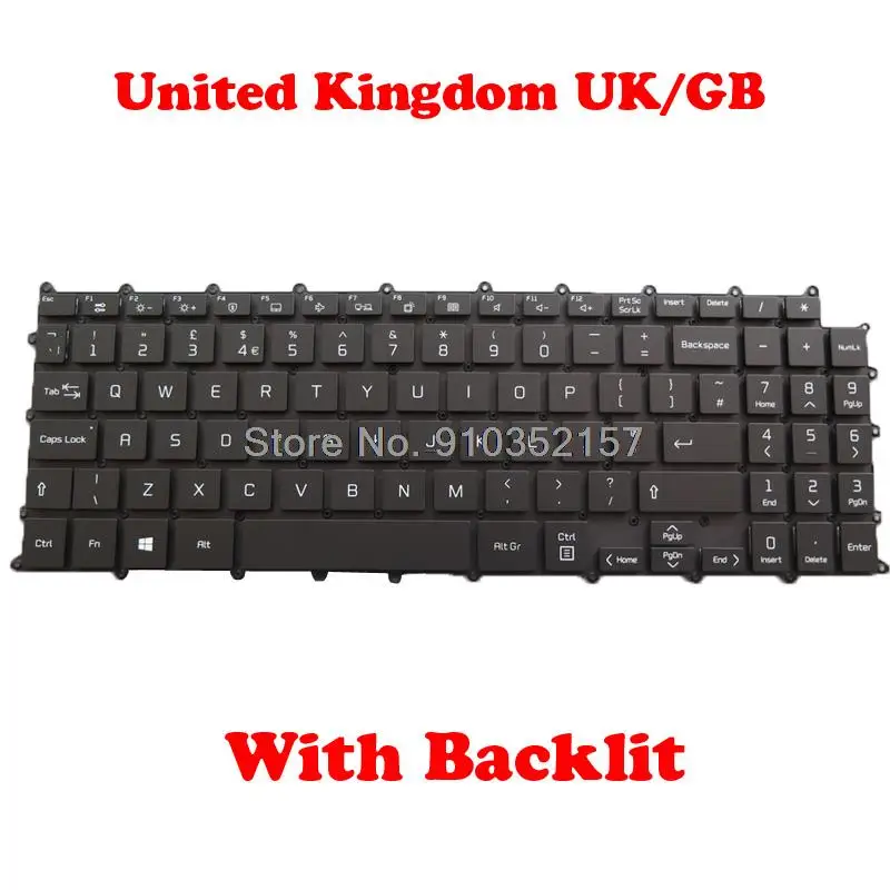

Клавиатура для ноутбука с подсветкой US UK AR HU SP IT KR AR для LG 16Z90P 16Z90P-G 16Z90P-K 16Z90P-N 16Z90P-N.APS5U1 16Z90P-G.AA75A без рамки