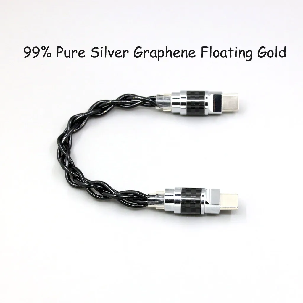 OTG USB-C TypeC Male To Male OCC Mixed OFC / Pure silver Twisting